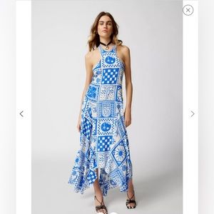 NWT UO Ecote Janet Strappy Back Midi Dress
